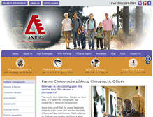 Tablet Screenshot of anrigchiropractic.com